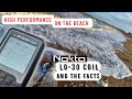 NOKTA Legend LG30 COIL vs MINERALIZED SALT WATER SAND "It's Better Than You Think"  2x  Beach Hunts