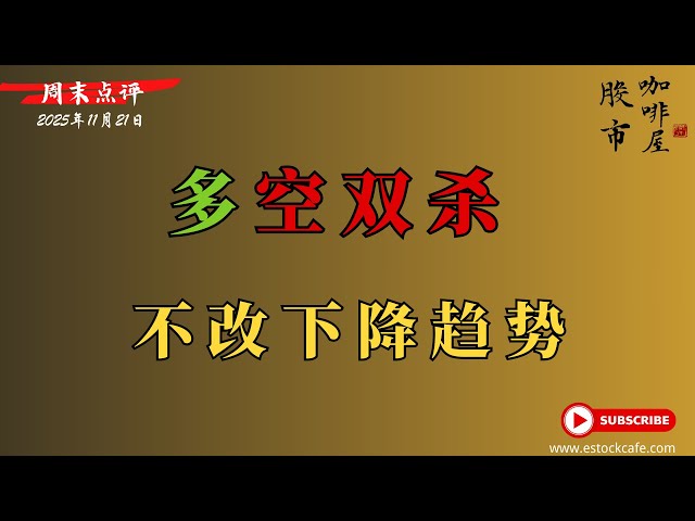反弹乏力 当下冷眼旁观比较好  【视频第815期】11/21/2025