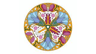 Flower mandalas coloring pages