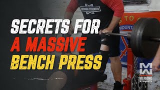 3 Secrets For A MASSIVE Bench Press