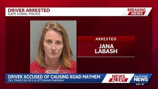 Woman facing DUI charges after being accused of driving recklessly in Cape Coral