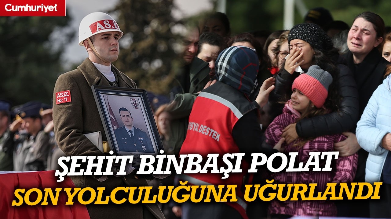HAYALİ PİLOT OLMAKTI... Şehit Hava Pilot Binbaşı Bolat, son yolculuğuna uğurlanıyor