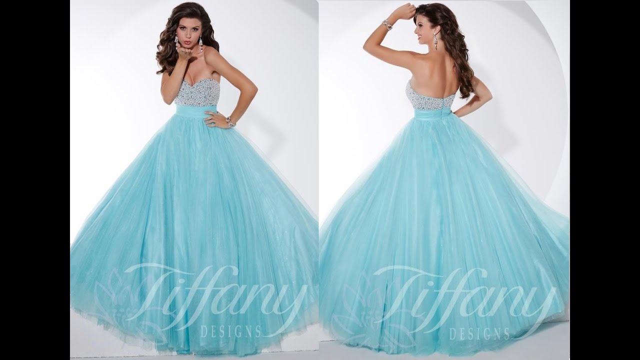 Tiffany Prom Dress 61139 from Peaches Boutique, Chicago, IL YouTube