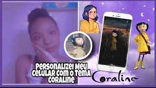 Personalizei Meu Celular Com O Tema Coraline!💙💛 screenshot 1