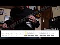 Metallica - The Call of Ktulu (Bass Tab) (Play Along Tabs In Video)