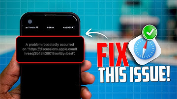 How to Fix “A Problem Repeatedly Occurred” Error on Safari on iPhone