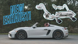 718 Spyder / GT4 Gets LOUD KLINE Full Exhaust: Headers, OAP, Valved Rear Section