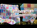 QUILT AS YOU GO: Joining Our Stitch 'n' Flip Blocks With my Easy, Fully Machine Sewn QAYG Method!
