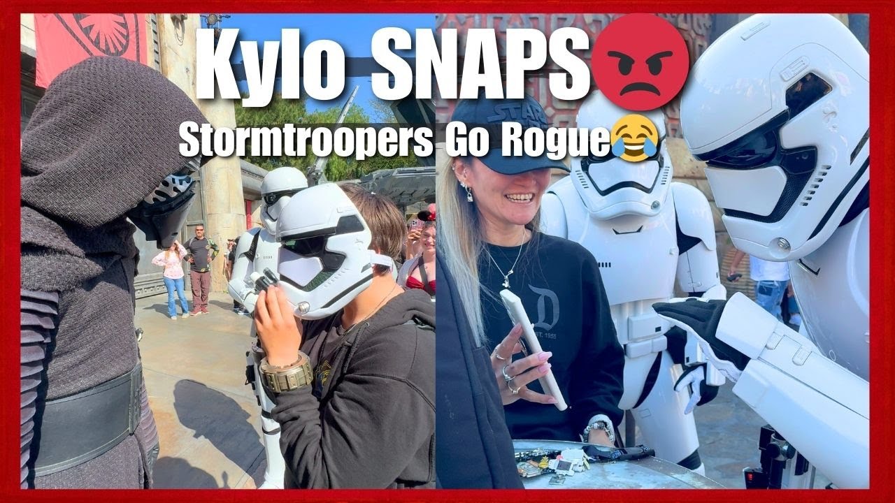 Kylo Ren UNHINGED 😡 at Disneyland! Stormtroopers Were NOT Ready