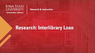 Interlibrary Loan