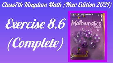 Class7th exercise 8.6 (Complete) Kingdum Series (Moonlight)