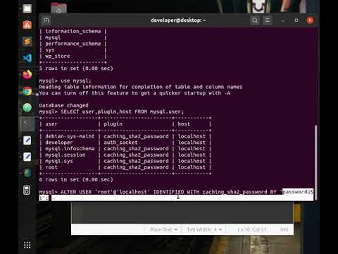 How to set MySQL 8.0 root password on Ubuntu 20.04 LTS | Secure install MySQL Ubuntu hqdefault