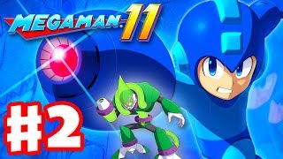 Mega Man 11 Gameplay Walkthrough Part 2! Acid Man Stage Gameplay PA...