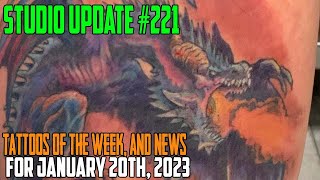 Studio Update Tattoos Of The Week, Piercing & Content News January 20Th, 2023