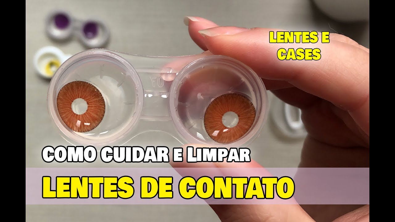 Como Cuidar e Lavar as Lentes de Contato