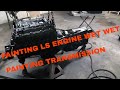 Painting Engine and Transmission Base and Clear Coat &#39;DARKNESS LS SWAP&#39;Part 2