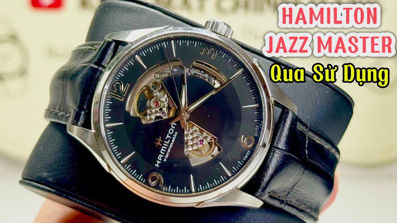 21/1|🔥[ĐỒNG HỒ CŨ] HAMILTON Jazzmaster OPEN HEART H32705131 Với 2 Dây Da và Thép Xịn