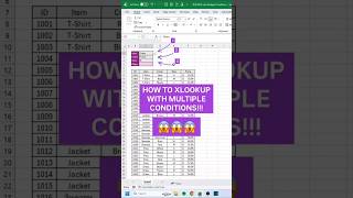 Xlookup 101 ✅ #excel #exceltips #corporate #workhacks #spreadsheet