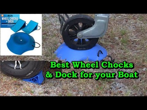 Better Boat Wheel Chocks & Dock/How to secure your boat/ Best wheel chocks for a boat trailer video thumbnail