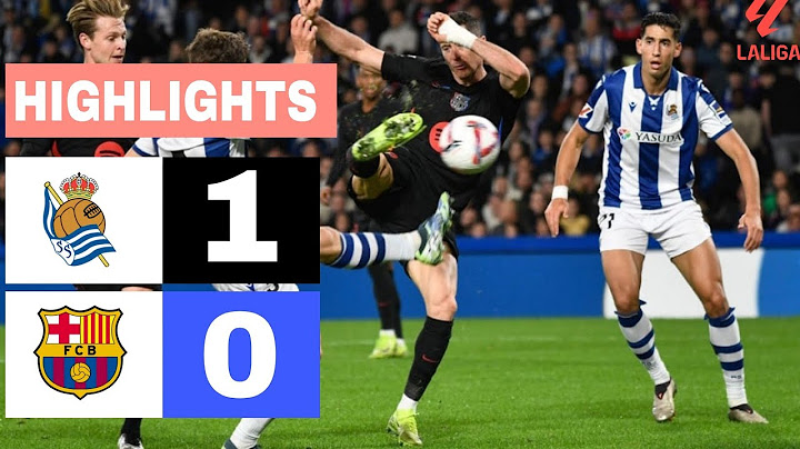 HIGHLIGHTS: REAL SOCIEDAD  1- 0  FC BARCELONA | SOCIEDAD BEAT FADED BARCELONA