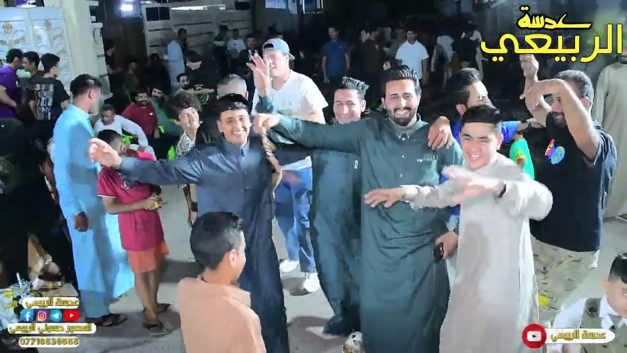 يستاهلون اهل جسر ديالى الشهيلات لعبو جولة بالركص حفل زفاف حسن هادي الشهيلي الفنان ياسر الدبي