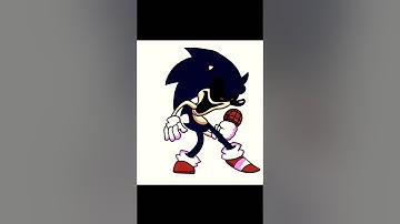How To Draw FNF MOD Character Sonic EXE Easy Step by Step