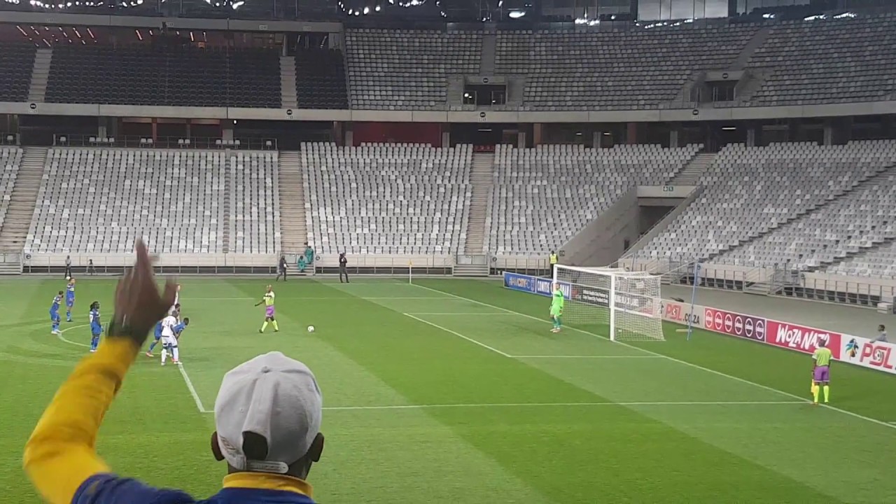 Bidvest Wits 2 vs Cape Town City 0 Simon Murray penalty view from the stands