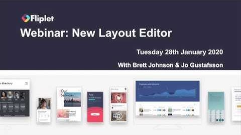 New layout editor part 1- webinar 28/01/2020