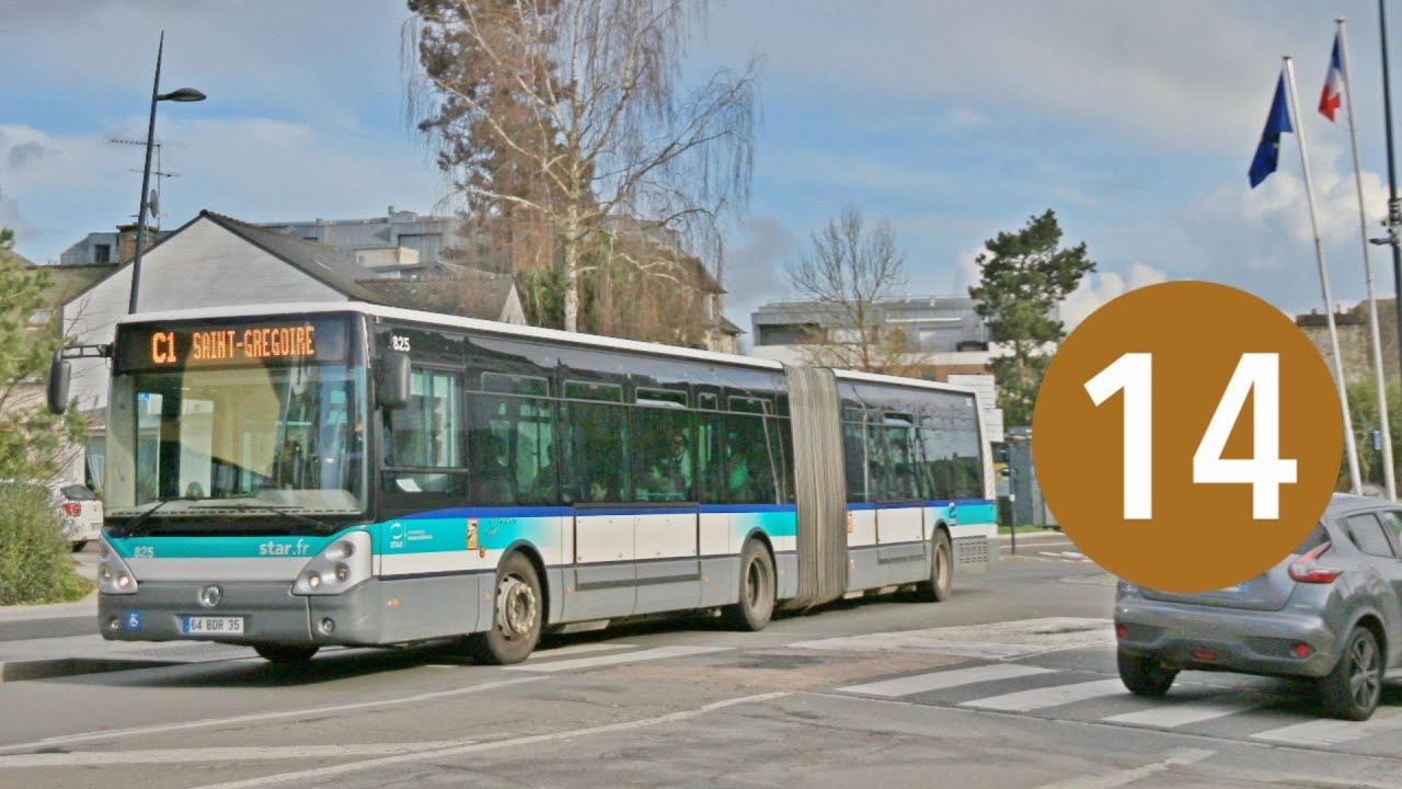 Irisbus Citelis 18 N°825 - Ligne 14 - Réseau STAR - Rennes