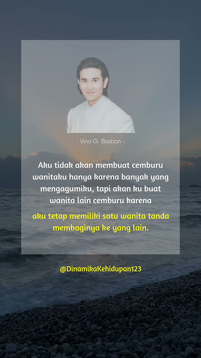 Kata Bijak Vino G Bastian #vinogbastian #katakatabijak #shorts #quotes #motivasidiri #vino #motivasi