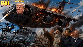12Mai Rèl Lavi Trump An Danje Abò yn Avion Li pwal lachin Iran Vize Kraze An Miyèt Infra Gòlf la zen