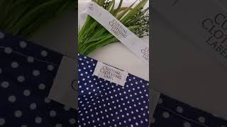 Canvas label premium quality # #machine #exportgarment