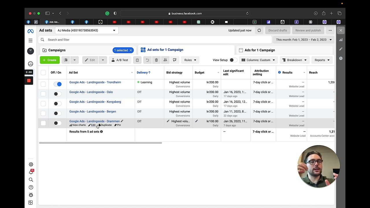 Forskjell på kampanje, annonsesett og annonser | Facebook ads | AJ Media