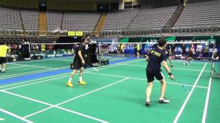 20160410清晨盃60歲父子B笨鳥+品軒(龜山橋下)VS(馬來西亞)Ng Yong Kiu+Ng Tiat Meng 1