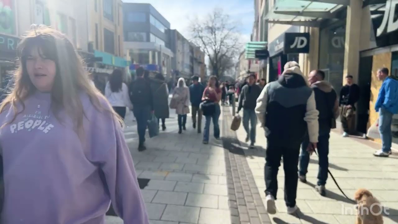 31 March 2024 Cardiff city centre, Wales-4k walking Tour, United Kingdom 🇬🇧