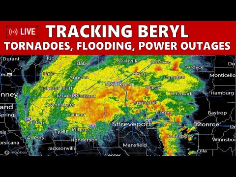 🔴 LIVE: TRACKING BERYL / TORNADO WARNING COVERAGE (7/8/24) - YouTube