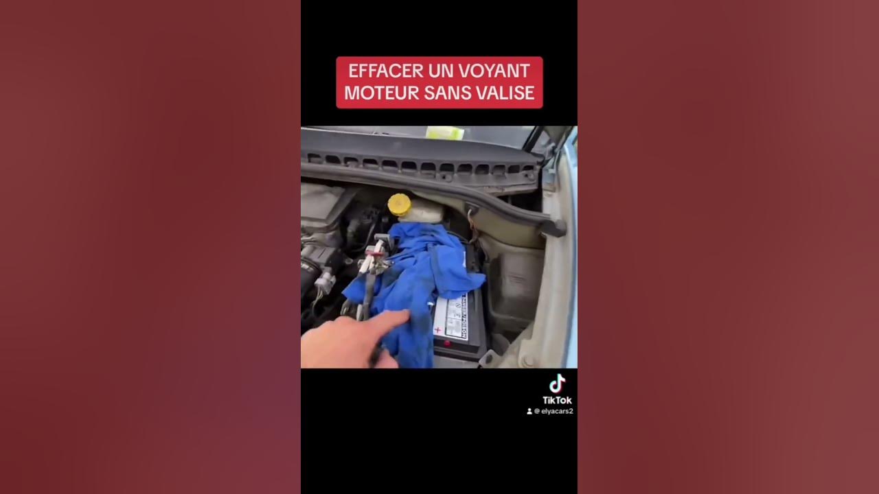 Effacer un voyant moteur sans valise mécanique elyacars YouTube