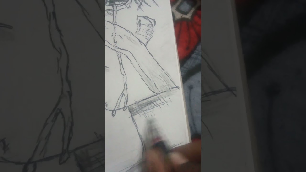 Draw sad and cry boy 