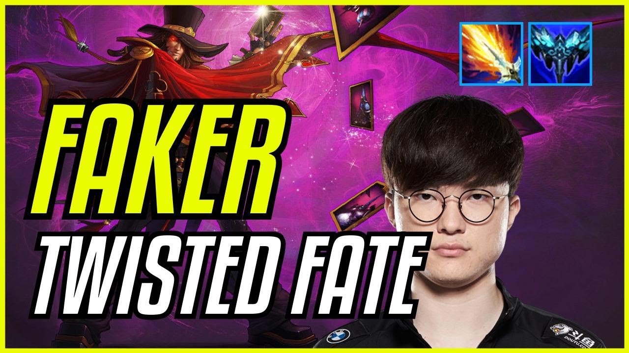 FAKER - TWISTED FATE vs AKALI MID - KR GRANDMASTER - PATCH 11.10