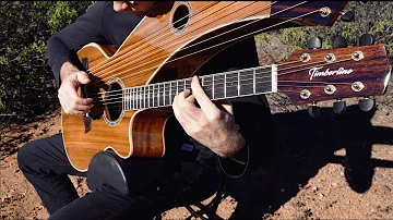 Like a Stone (Audioslave) - Harp Guitar Cover