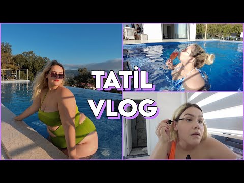 YILIN İLK VE SON TATİLİ - AİLEMLE KAŞ'TA VİLLA TUTTUK! HAVUZDA PARTİLEMECE 🥳