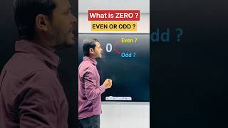 Why 0 is an Even Number? What is zero? Even or Odd? #ZeroIsEven #MathExplained