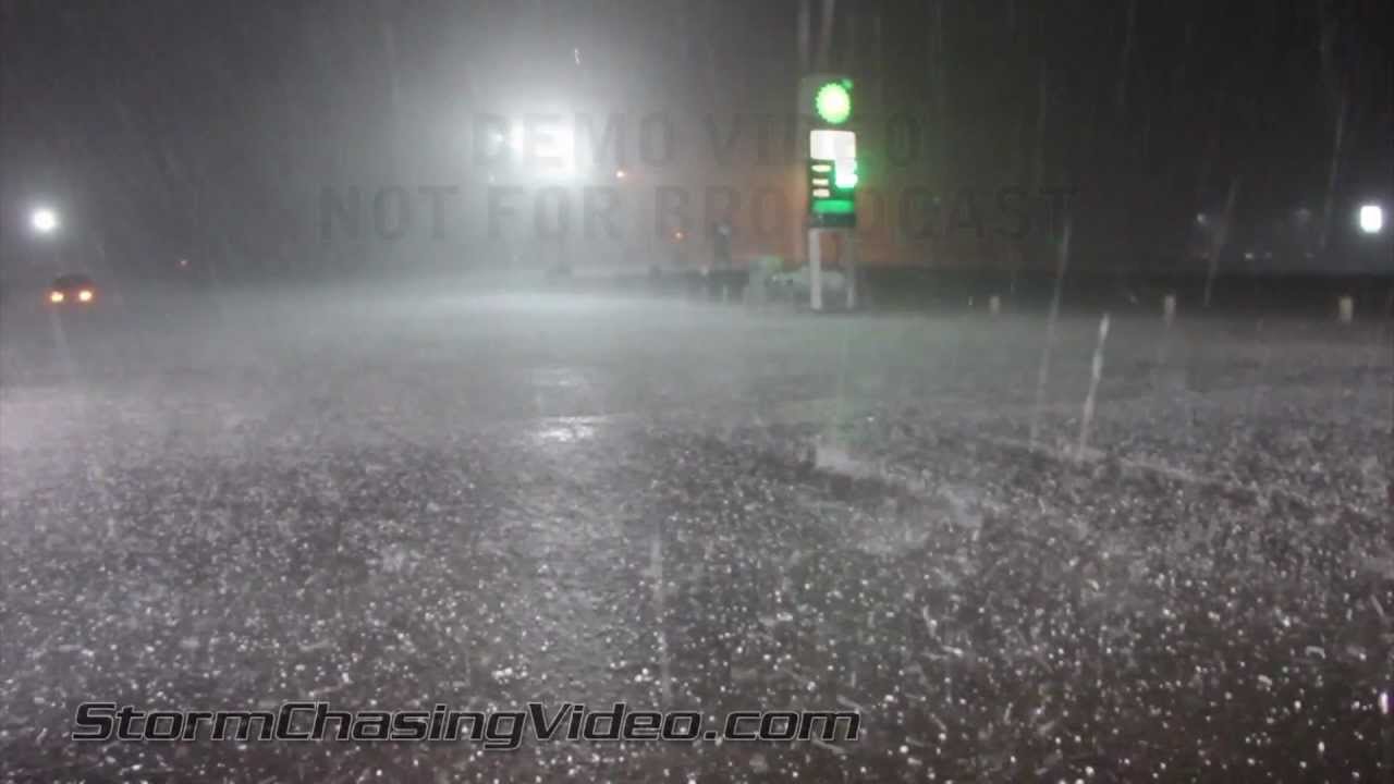5/18/2012 Stearns County, MN, Vivid Lightning and huge hail.