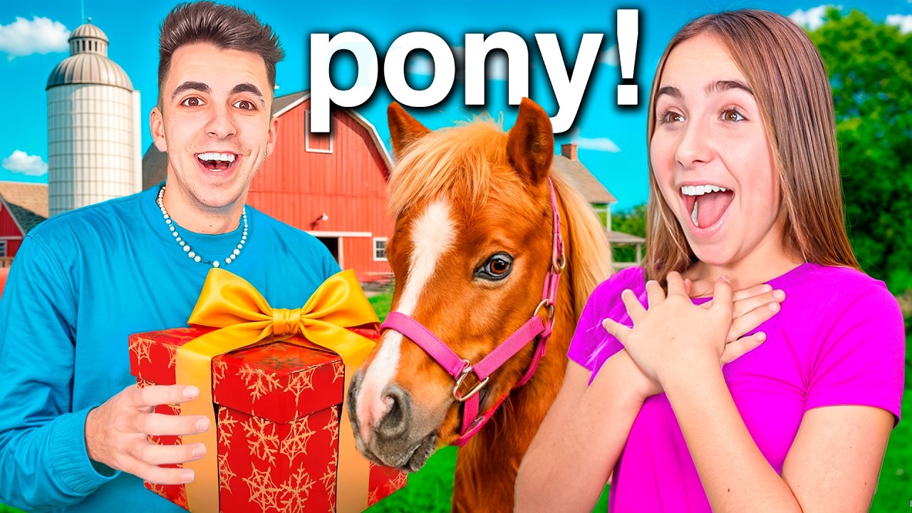 REGALO UN PONY A MI HERMANA!🐴 *cumplo su sueño!*