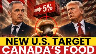 Trump SLAPPED 5% Duty on Canadian Mushrooms — Trade War JUST Expanded Before CUSMA | Henry Explains