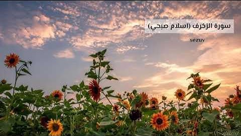 اسلام صبحي سورة الزخرف مكرر مرتين