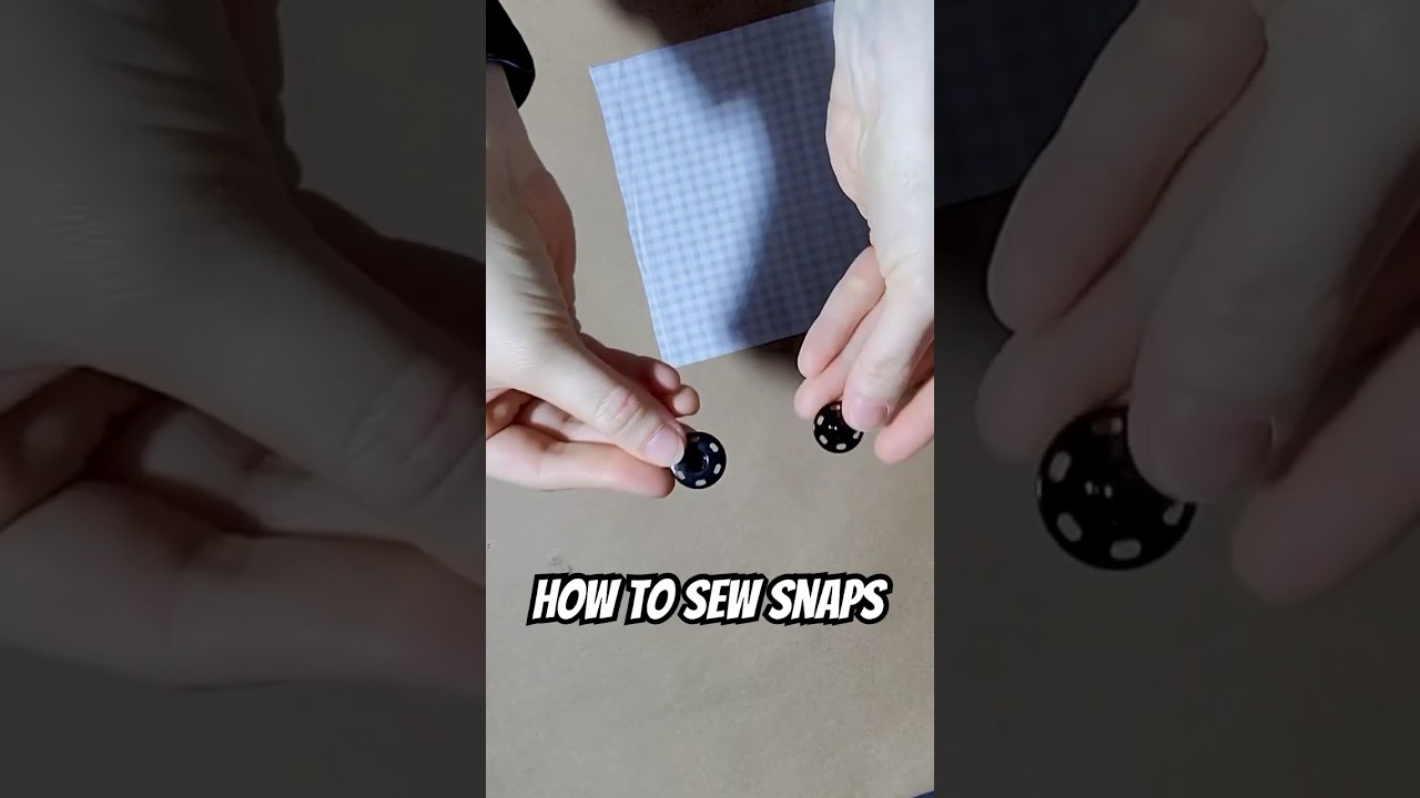 A costume makers way to sew snaps! #sewing #fashion #diy #costumemaking #sewingtutorial #cosplay
