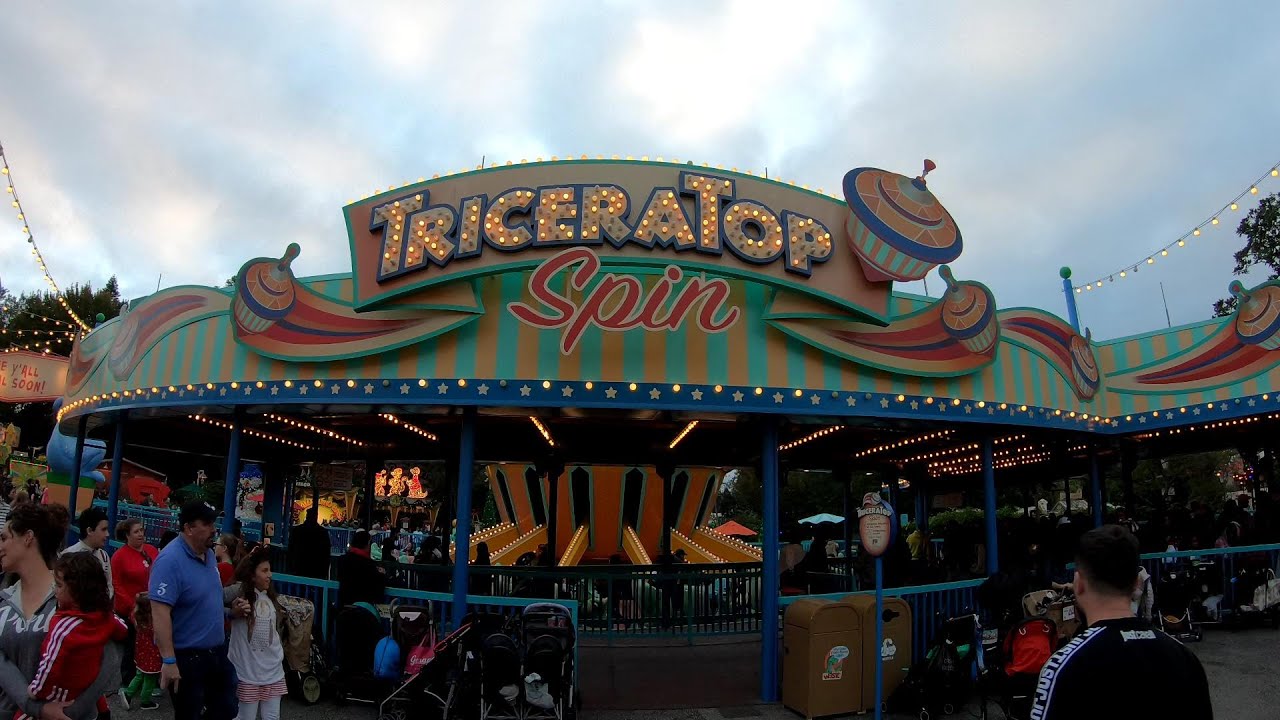 TriceraTop Spin POV 4K60 Disney s Animal Kingdom YouTube