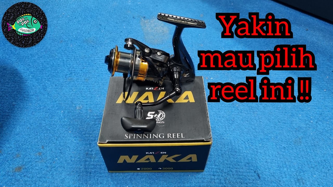 reel pancing murah terbaik reel murah sudah power handle kaizen