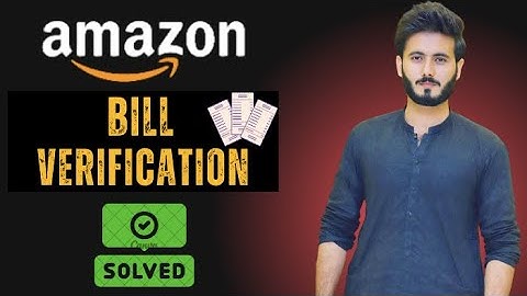 Amazon Bill Verification Issue Resolved ✅ | Amazon Utility Bill Verification Solution 2025